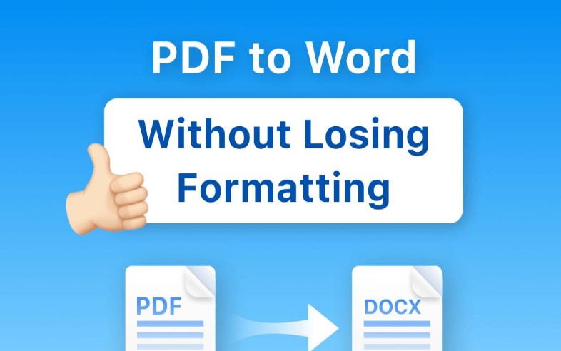 A Step-by-step Guide For PDF To Word Conversion